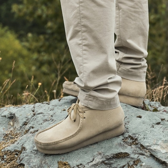 Clarks Wallabee Boot Men's Tan - Picture 2 of 12
